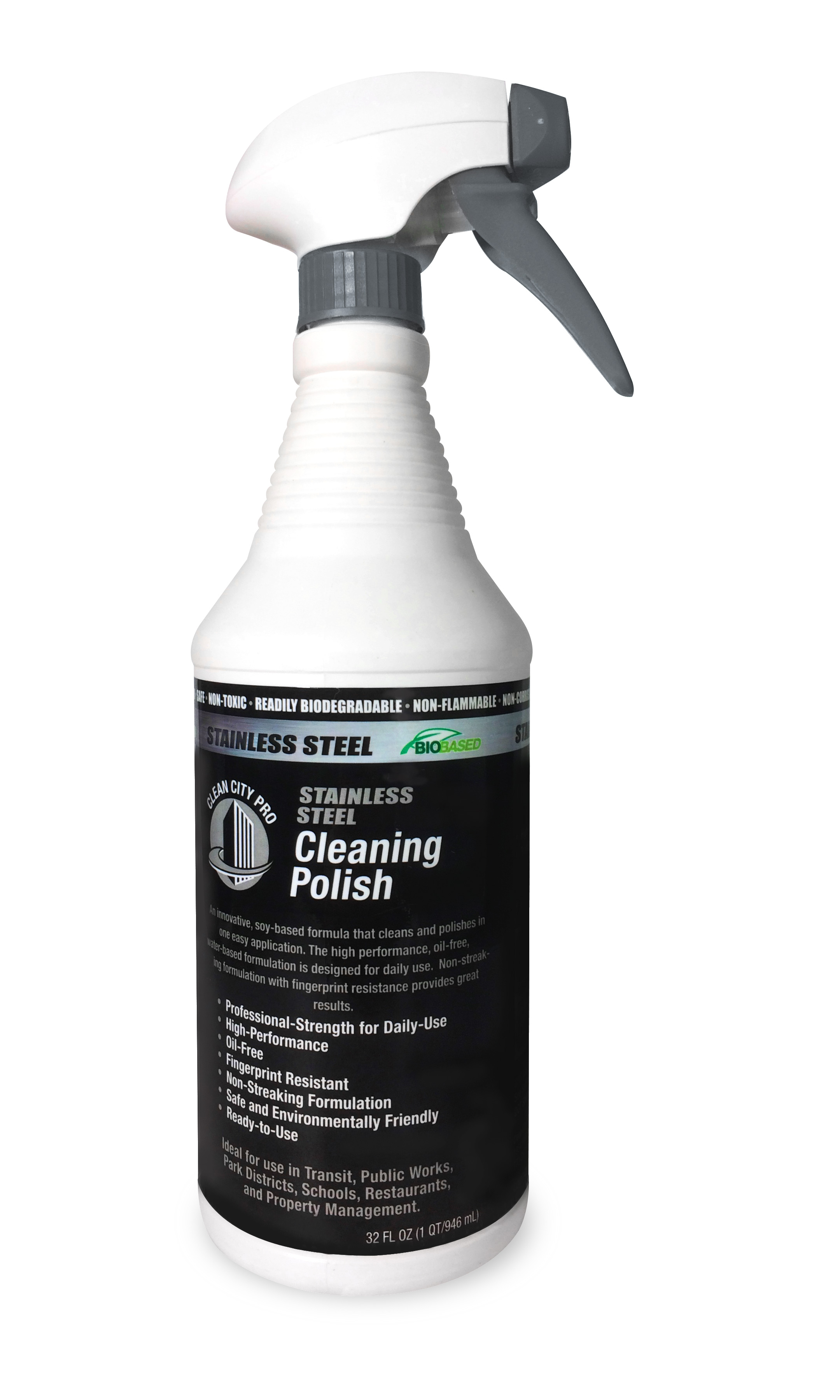 Stainless Steel Cleaner and Polish. High performance water-based